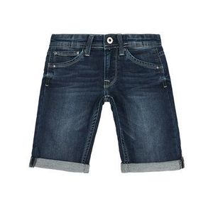 Pepe Jeans Džínsové šortky Cashed PB800524 Tmavomodrá Regular Fit vyobraziť