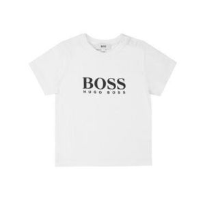 Boss Tričko J05P07 Biela Regular Fit vyobraziť