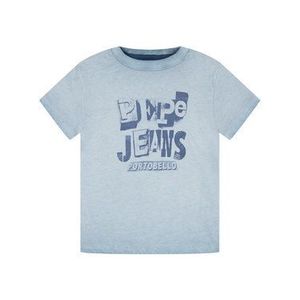 Pepe Jeans Tričko Taylor PB502691 Modrá Regular Fit vyobraziť