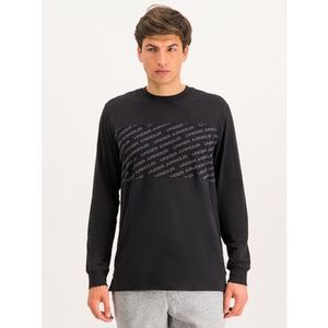 Under Armour S dlhými rukávmi UA Unstoppable Wordmark 1345562 Čierna Regular Fit vyobraziť