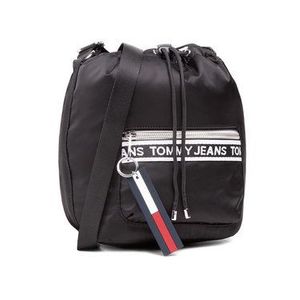 Tommy Jeans Kabelka Tjw Mini Logo Tape Bucket AW0AW09894 Čierna vyobraziť