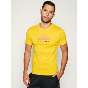 Nike Funkčné tričko Dri-FIT Trail Running CT3857 Žltá Regular Fit vyobraziť