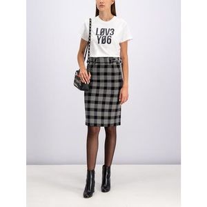 Red Valentino Tričko SR3MG01S Biela Regular Fit vyobraziť