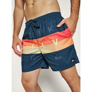 Quiksilver Plavecké šortky Word Block 17 EQYJV03550 Zelená Regular Fit vyobraziť