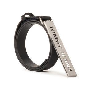 Tommy Jeans Dámsky opasok Thw High Waist Leather Belt 2.5 AW0AW08066 Čierna vyobraziť