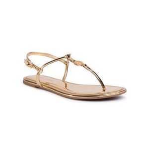Tory Burch Sandále Emmy Flat Sandal 65178 Zlatá vyobraziť
