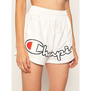 Champion Športové kraťasy Logo Leg Track 112661 Biela Custom Fit vyobraziť