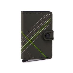 Secrid Malá pánska peňaženka Miniwallet MSt Stitch Linea Zelená vyobraziť