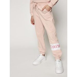 TWINSET Teplákové nohavice 201GJ2374 M Ružová Regular Fit vyobraziť