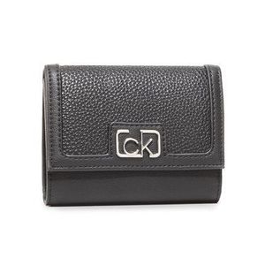 Calvin Klein Veľká dámska peňaženka Trifold Md K60K607171 Čierna vyobraziť