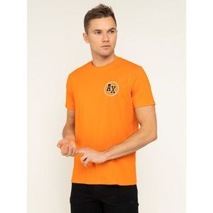 Armani Exchange Tričko 3HZTFE ZJBVZ 1601 Oranžová Slim Fit vyobraziť