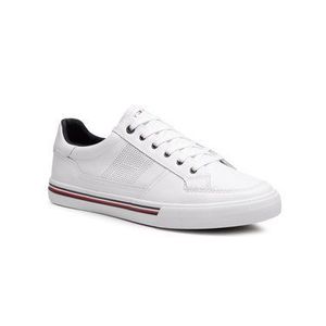 Tommy Hilfiger Sneakersy Core Corporate Leather Sneaker FM0FM03393 Biela vyobraziť