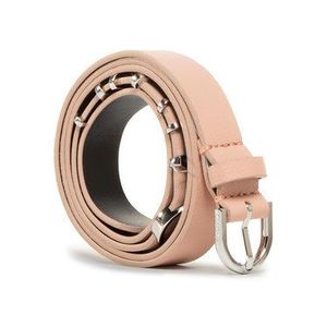 Calvin Klein Dámsky opasok Round Buckle Belt 20MM W Charms K60K607324 Ružová vyobraziť