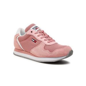 Tommy Jeans Sneakersy Mono Sneaker EN0EN01364 Ružová vyobraziť