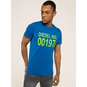 Diesel Tričko T-Diego-001978 00SASA 0AAXJ Modrá Regular Fit vyobraziť