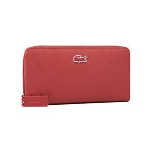 Lacoste Veľká dámska peňaženka L Zip Wallet NF2900PO Červená vyobraziť