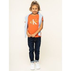Calvin Klein Jeans Tričko IG0IG00221 Oranžová Regular Fit vyobraziť