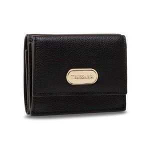 Trussardi Malá dámska peňaženka Boston Wallet 75W00262 Čierna vyobraziť