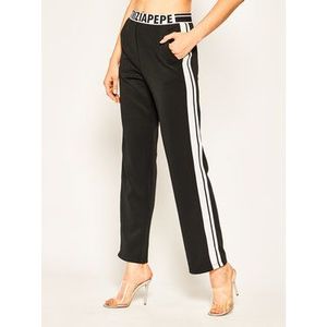 Patrizia Pepe Culottes nohavice 2P1251/A6X0-K103 Čierna Regular Fit vyobraziť