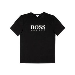 Boss Tričko J25P13 D Čierna Regular Fit vyobraziť