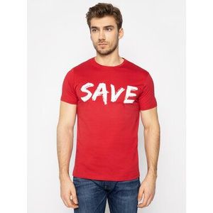 Save The Duck Tričko DT401M JESYX Červená Regular Fit vyobraziť