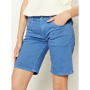 Pepe Jeans Džínsové šortky Poppy PL800802 Modrá Regular Fit vyobraziť