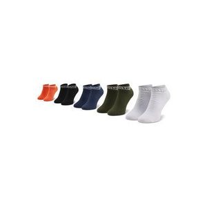 Guess Súprava 5 párov členkových pánskych ponožiek U94G17 ZZ02T r. OS Farebná vyobraziť