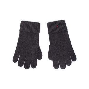 Tommy Hilfiger Pánske rukavice Pima Cotton Gloves AM0AM06591 Sivá vyobraziť