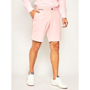 Tommy Hilfiger Bavlnené šortky Brooklyn Light Twill MW0MW13536 Ružová Regular Fit vyobraziť