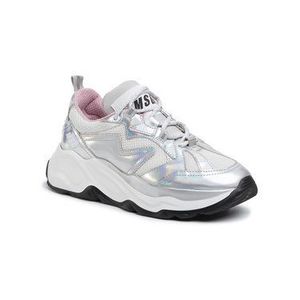 MSGM Sneakersy Scarpa Donna 2742MDS2086 707 90 Strieborná vyobraziť