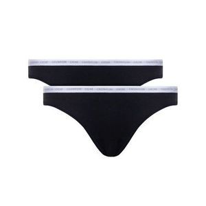 Calvin Klein Underwear Súprava 2 kusov klasických nohavičiek 000QD3789E Čierna vyobraziť