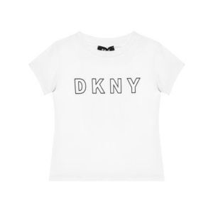 DKNY Tričko D35R23 D Biela Regular Fit vyobraziť
