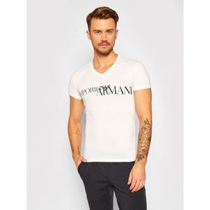 Emporio Armani Underwear Tričko 110810 0A516 00010 Biela Slim Fit vyobraziť