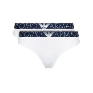 Emporio Armani Underwear Súprava 2 kusov klasických nohavičiek 163334 1P227 04710 Biela vyobraziť