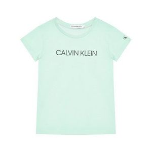 Calvin Klein Jeans Tričko Intitutional IG0IG00380 Zelená Slim Fit vyobraziť