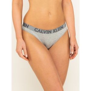 Calvin Klein Underwear Stringové nohavičky Ultimate 000QD3636E Sivá vyobraziť