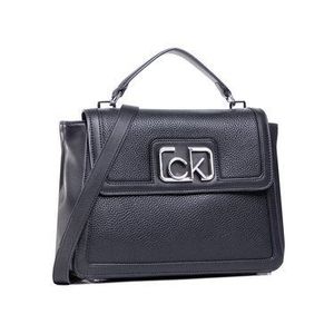 Calvin Klein Kabelka Flap Top Handle Md K60K607091 Čierna vyobraziť