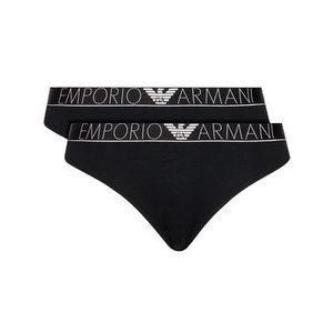 Emporio Armani Underwear Súprava 2 kusov klasických nohavičiek 163334 0A317 17020 Čierna vyobraziť