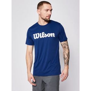 Wilson Funkčné tričko Uwii Script Tech Tee WRA770309 Tmavomodrá Regular Fit vyobraziť