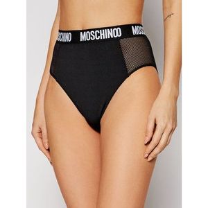 MOSCHINO Underwear & Swim Klasické nohavičky s vysokým pásom 4701 9025 Čierna vyobraziť