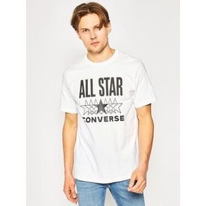 Converse Tričko All Star Ss Tee 10018373-A01 Biela Regular Fit vyobraziť