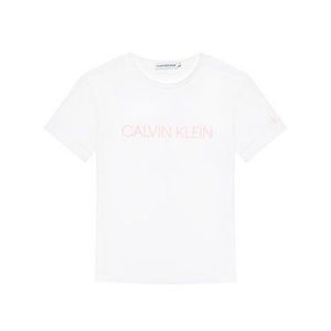 Calvin Klein Jeans Tričko Intitutional IG0IG00380 Biela Slim Fit vyobraziť