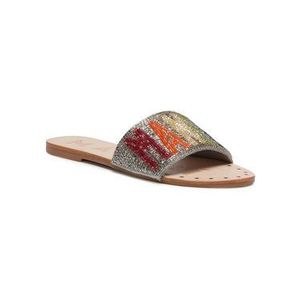 Manebi Šľapky Leather Sandals S 3.9 Y0 Strieborná vyobraziť