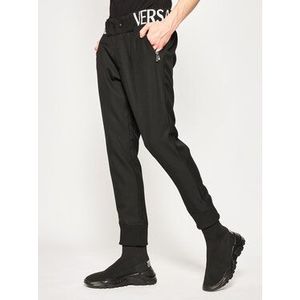 Versace Jeans Couture Bavlnené nohavice A2GVA113 Čierna Regular Fit vyobraziť