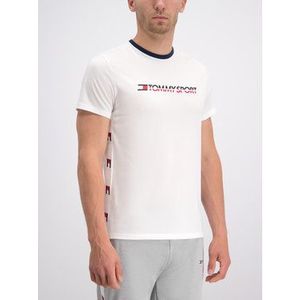 Tommy Sport Tričko S20S200108 Biela Regular Fit vyobraziť