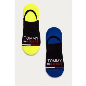 Ponožky Tommy Jeans čierna farba vyobraziť