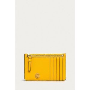 Peňaženka Tory Burch dámska, žltá farba vyobraziť