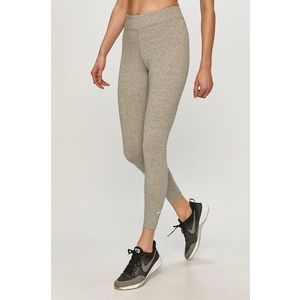 Nohavice Nike Sportswear dámske, šedá farba, jednofarebné vyobraziť