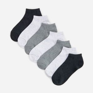 Reserved - Členkové ponožky, 7-Balenie - Šedá vyobraziť