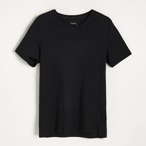 Reserved - Hladké basic tričko - Čierna vyobraziť
